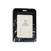 ID Card Holder (PULeather) Blk  - Model 1 - Al Masam Stationery LLC